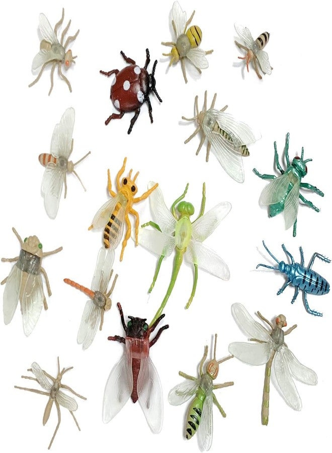 DOITEM Realistic Insect Toy Figures for Kids, 45Pack Colorful Assorted Play Bugs for Children, Toddler Education Themed Party Gift, Halloween Filler Cupcake Topper - Image 4